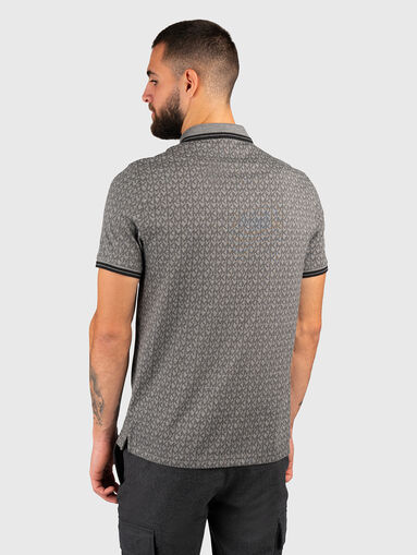 Monogram logo-print polo shirt  - 3