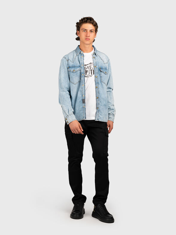Blue denim shirt - 2