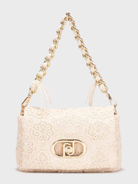 Кросбоди чанта с бродерии - 1