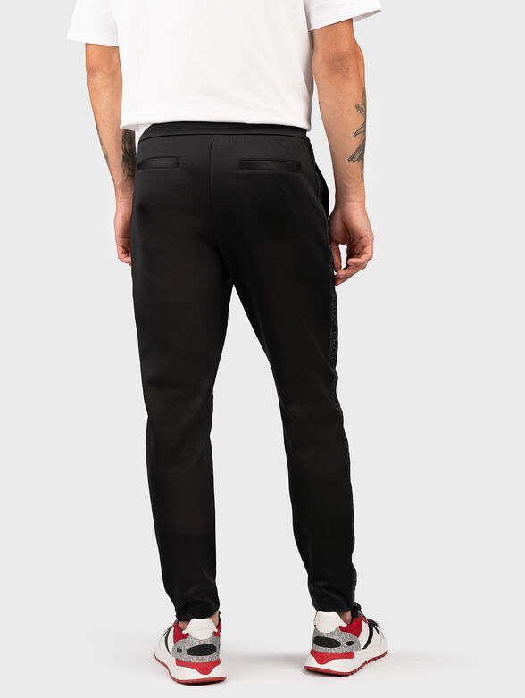 Sports trousers with logo edge - 2