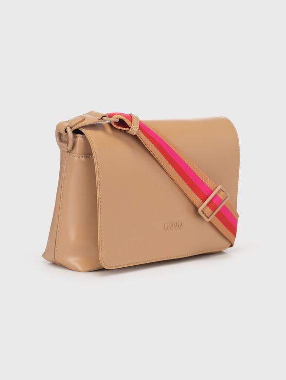 Crossbody bag with contrast strap - 5