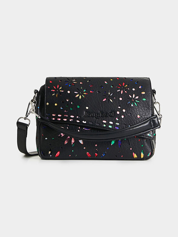 Crossbody bag with floral print - 1