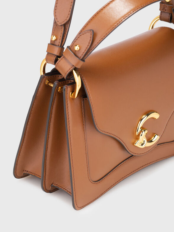 C-ME leather bag with accent logo - 5