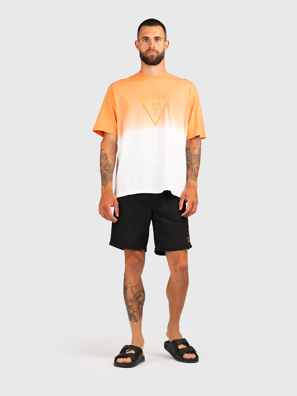 Cotton T-shirt with logo print - 2