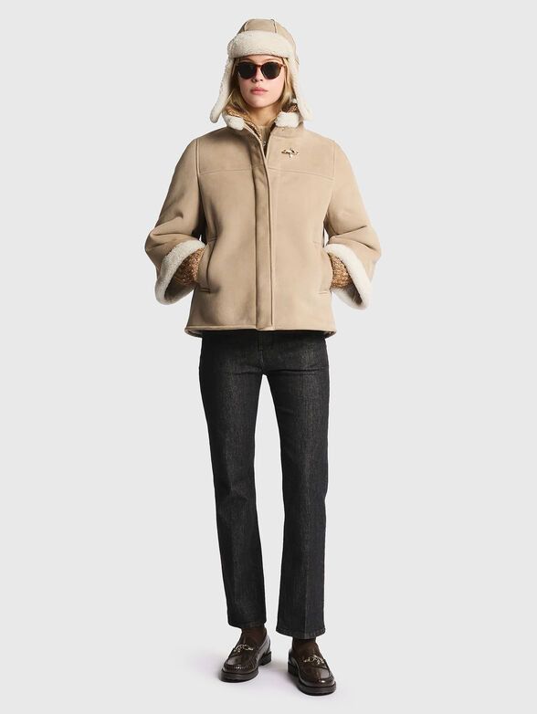 Cropped fur coat - 2