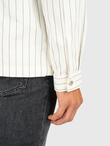 Striped cotton shirt - 5