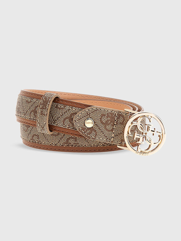 ORLINA belt with monogram print - 1