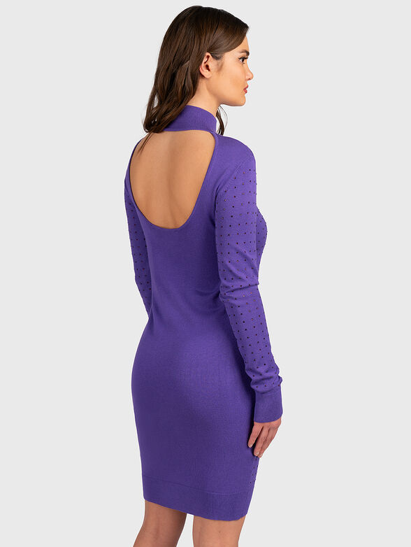 Dress with cut-out back accent - 2