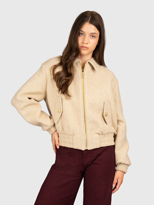 ROSY bomber jacket with lurex threads