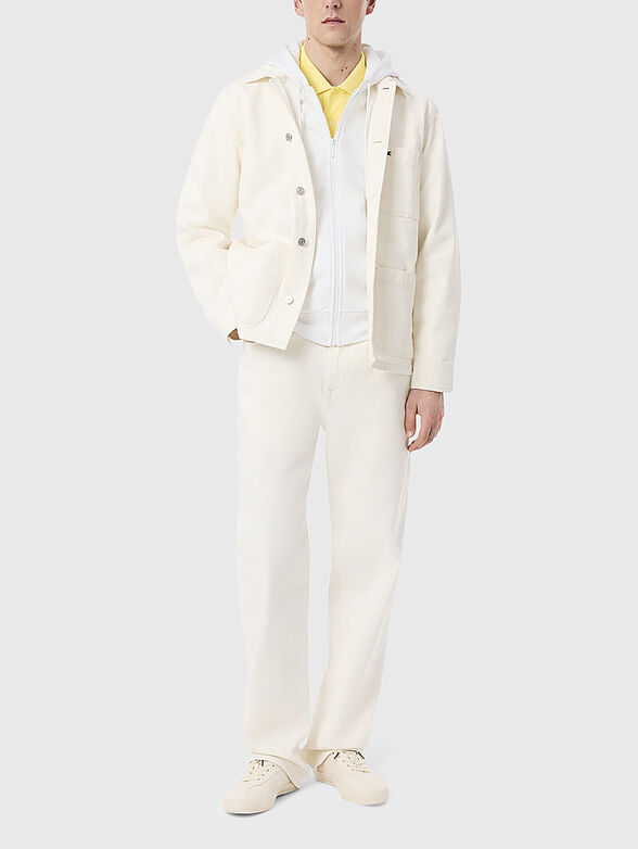 Cotton sweatshirt with logo embroidery - 2