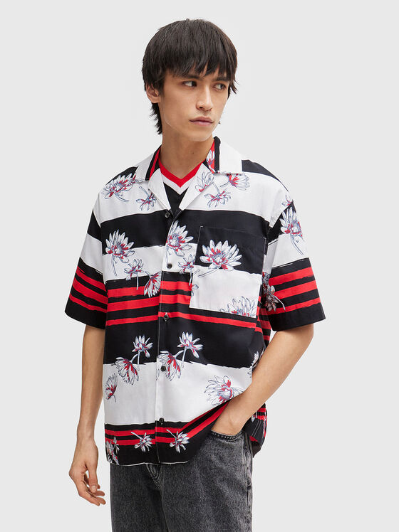 EGEENO shirt with short sleeves and print - 1