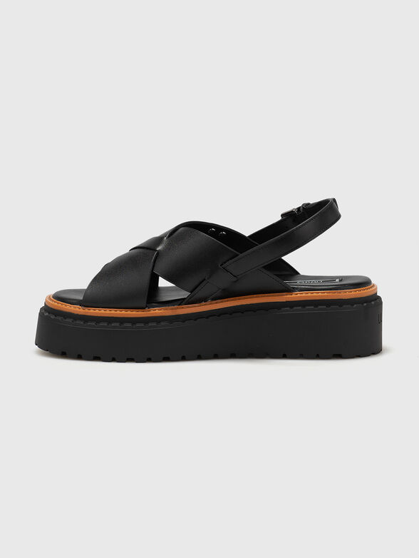 BESSIE 02 black sandals - 4