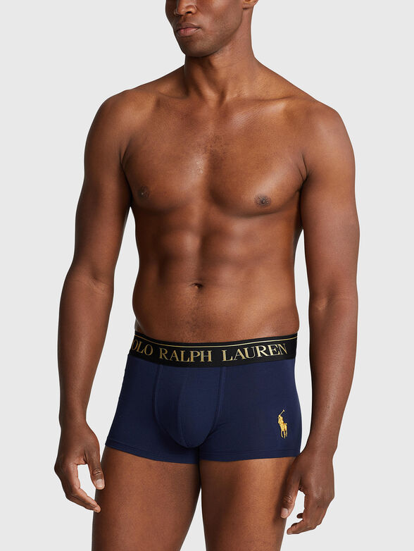 Set of two pairs of boxers with gold lettering - 2