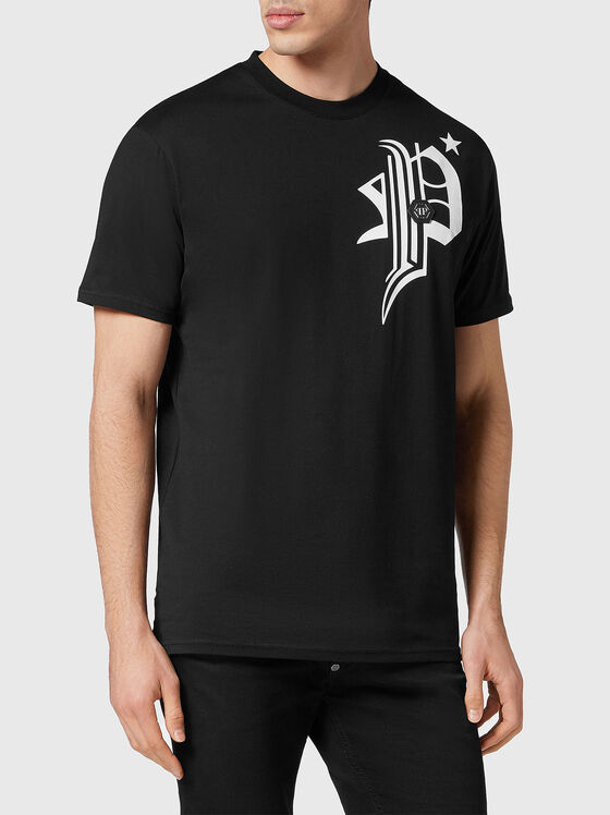 Accent back print T-shirt  - 1