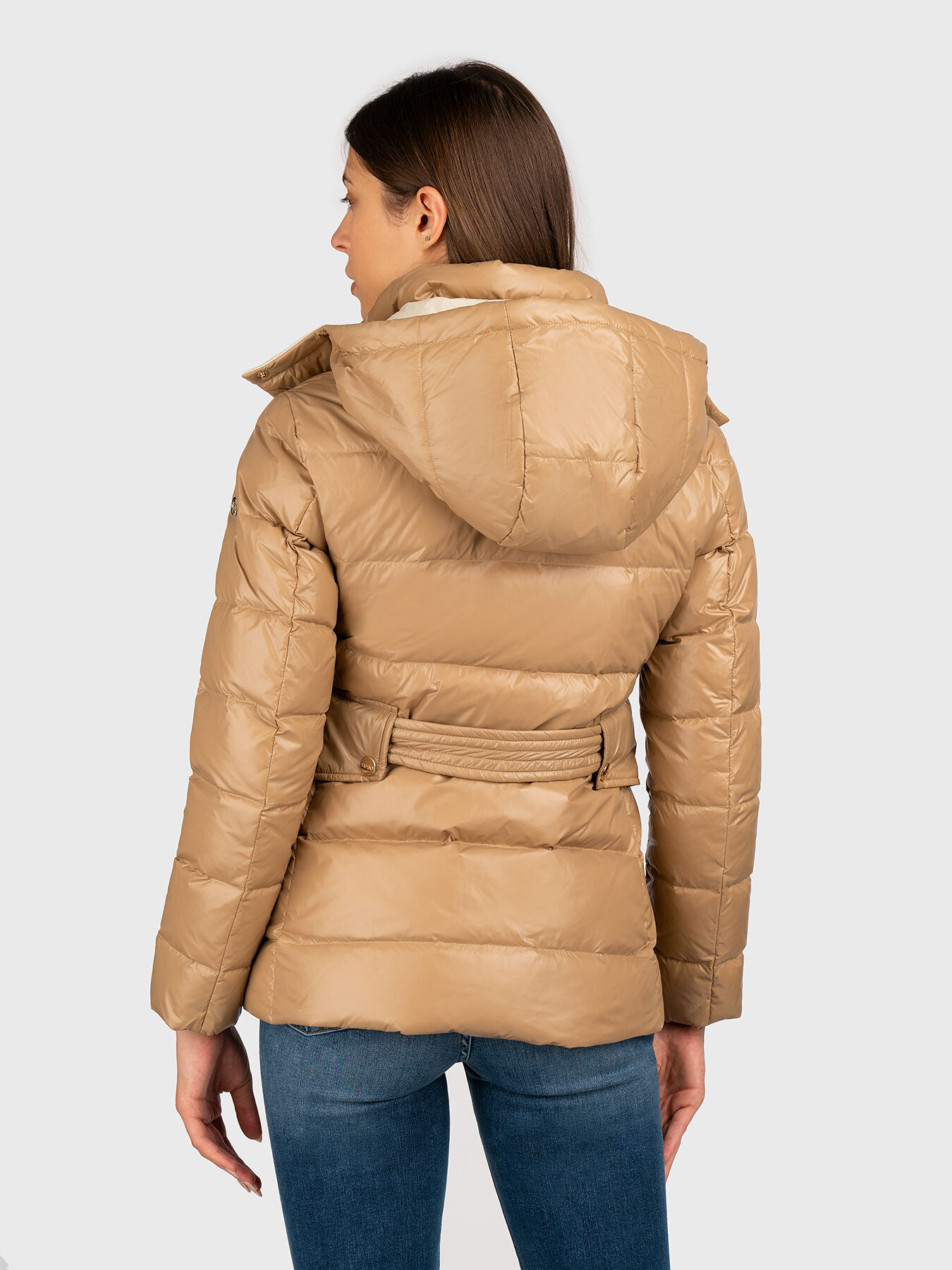 Jacket with hood and waist belt brand LIU JO