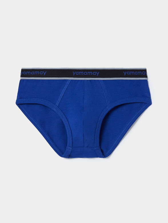 Set of two slips in dark blue and grey - 2