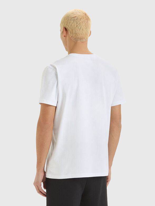 White T-shirt with contrasting print - 3