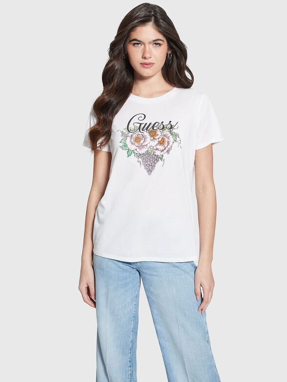 GRAPEVINE rhinestones T-shirt - 1
