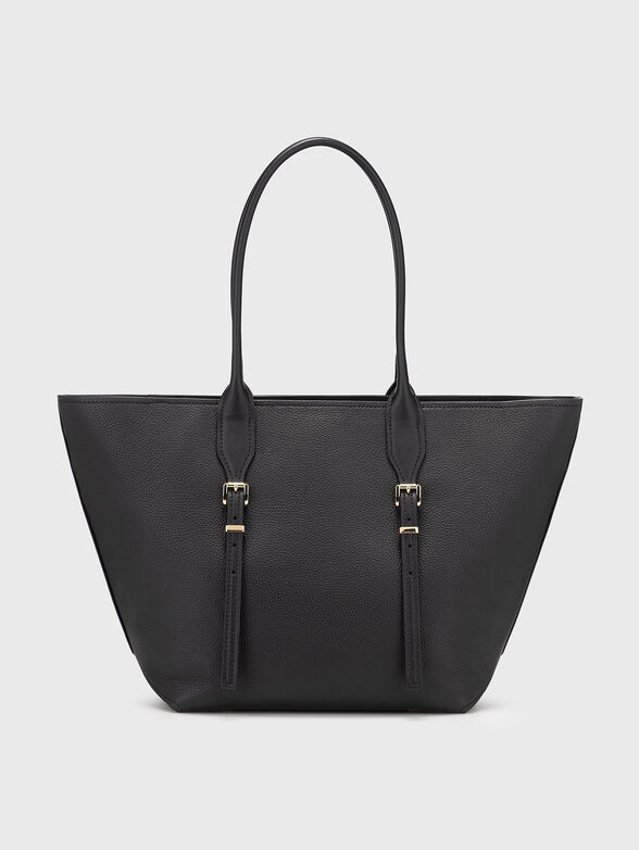 Big leather bag with logo - 1