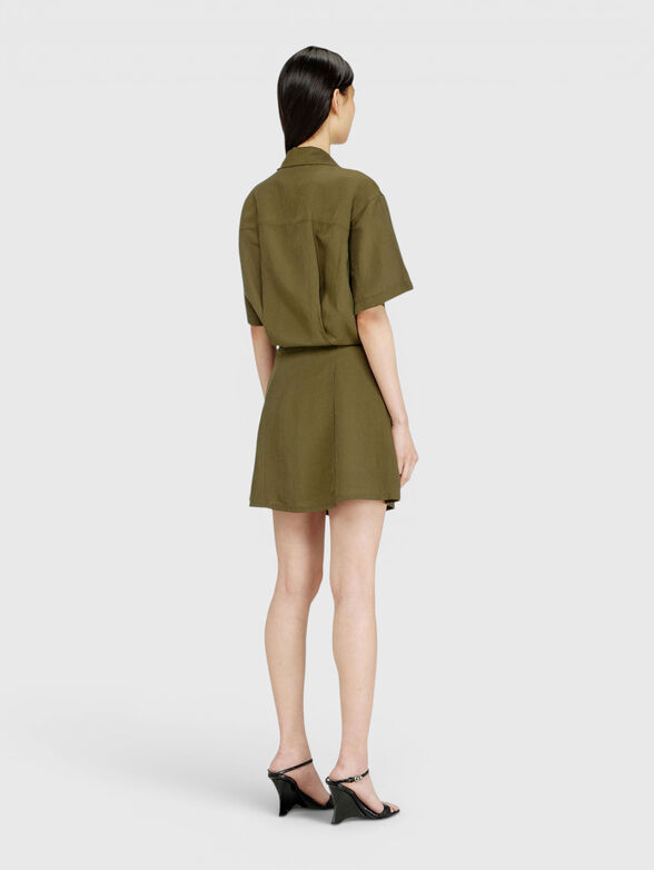 D-STALL dress with accent ties - 2