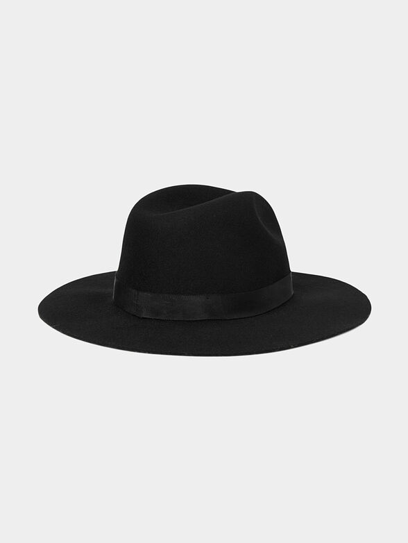 Wool Fedora hat with logo embroidery - 2