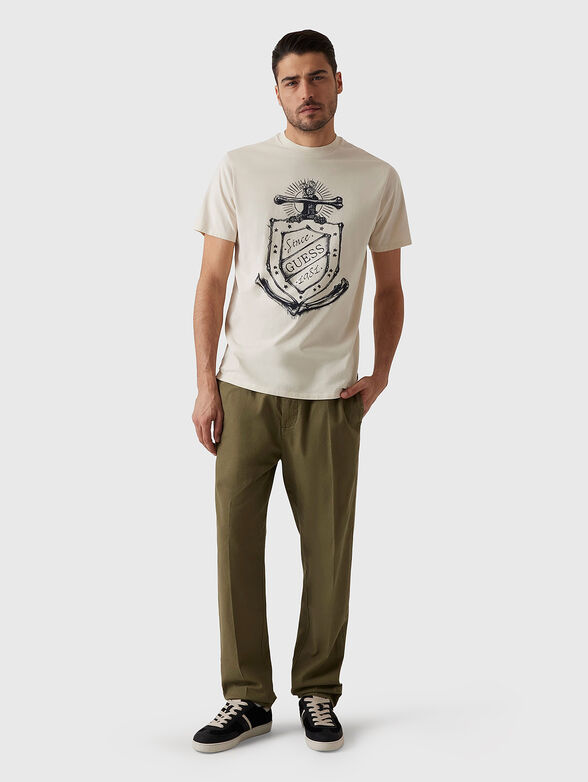 T-shirt with contrast print - 1