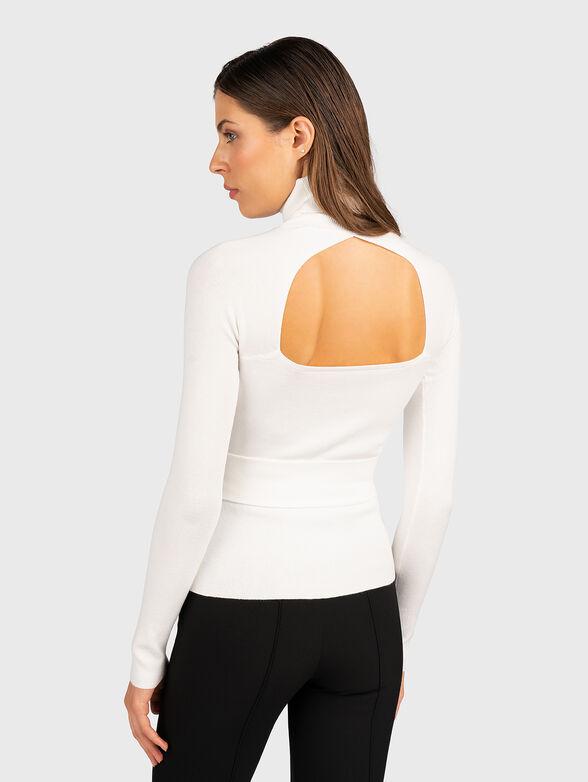 Black sweater with accent  - 3