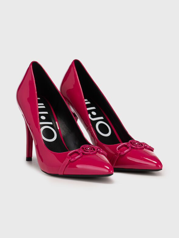 VICKIE 131 heeled shoes in fuxia color - 2