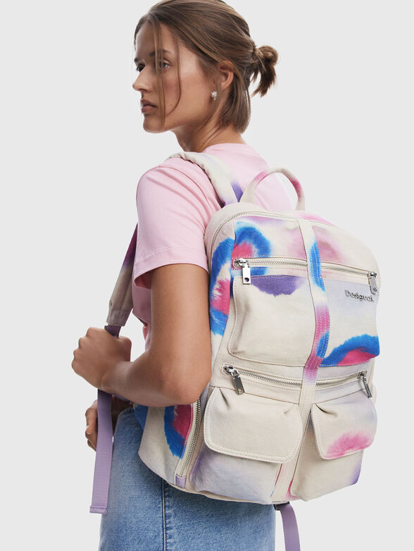 Backpack with multi-colored details - 2