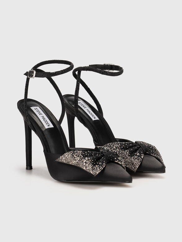 Heeled shoes with rhinestones - 2
