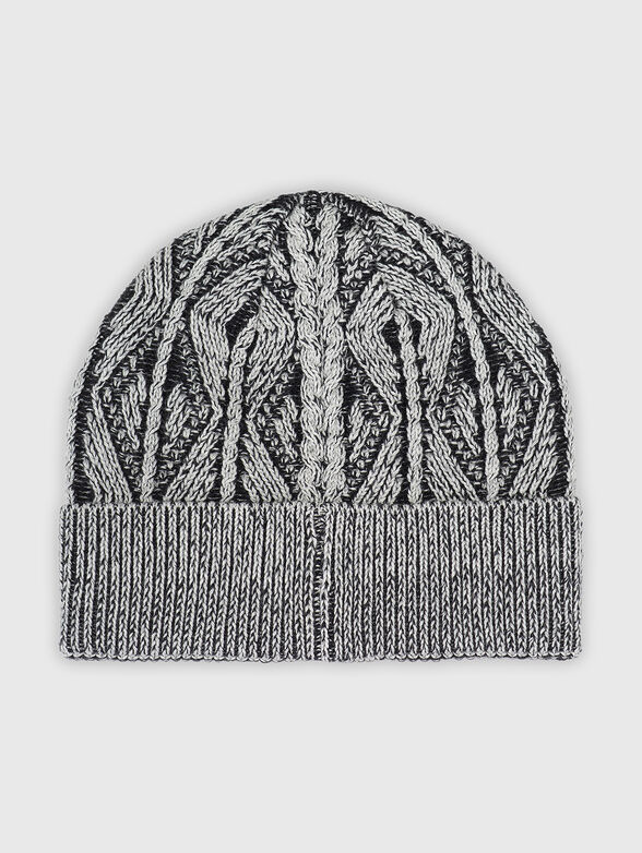 Knitted wool blend hat - 2