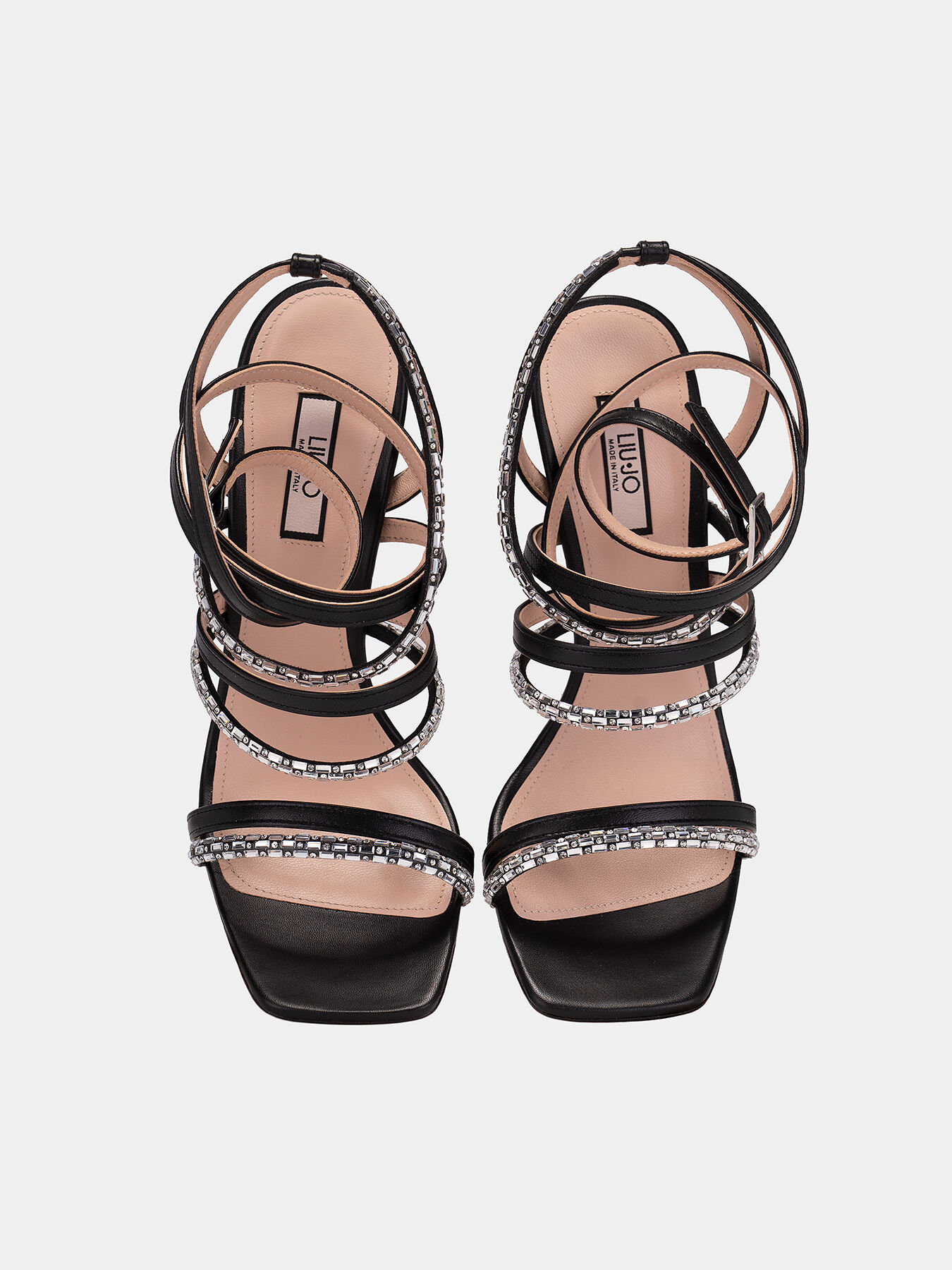 CAMELIA 3 sandals with rhinestones brand LIU JO