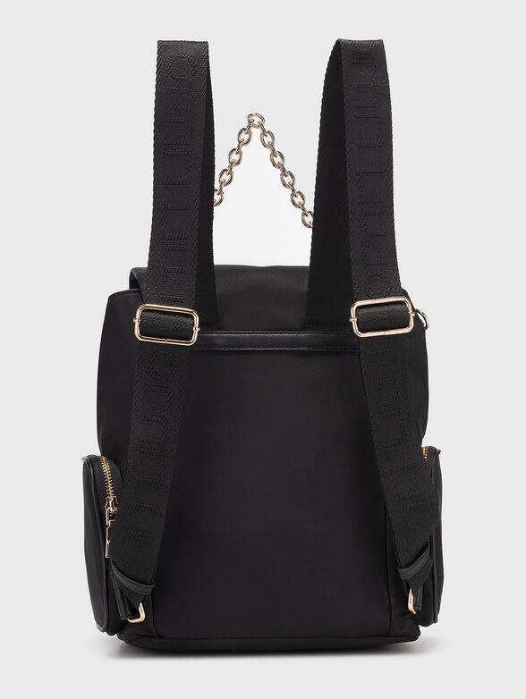 Black backpack with logo - 2