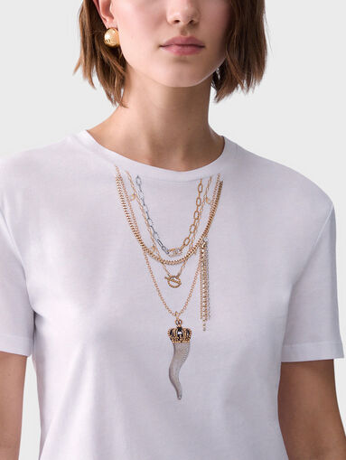 Printed cotton T-shirt - 5