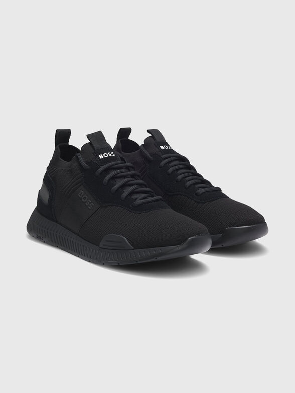 Sport shoes with suede trims - 2