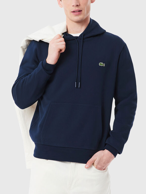 Cotton fleece hoodie - 1