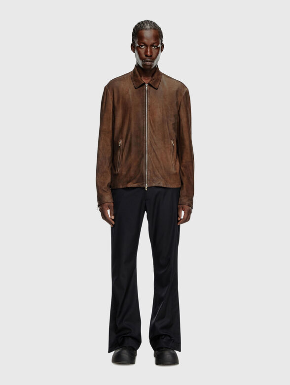L-CROMBE leather jacket in lambskin - 1