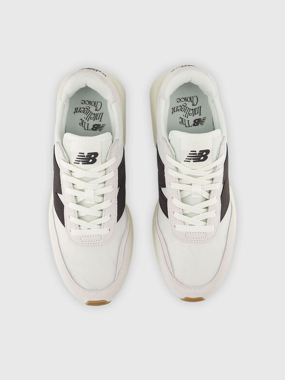 370 textile and suede sneakers - 6