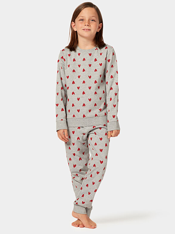 MADE WITH LOVE two-piece pajamas with print - 1