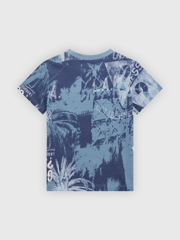 Cotton T-shirt with print - 1