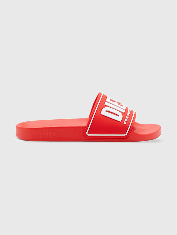 Beach slippers with logo detail - 1