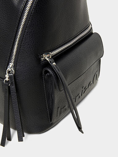 Black backpack with logo - 5