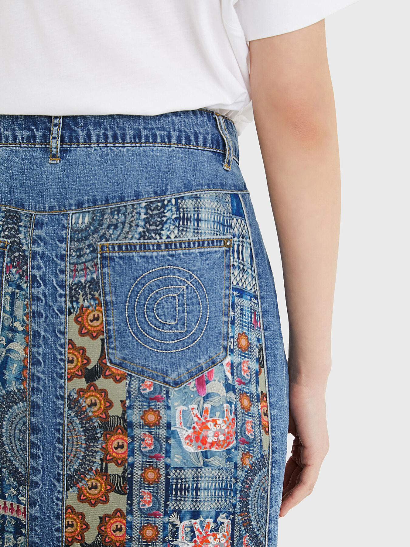 Simone / first denim skirt(INDIGO) – deres.online