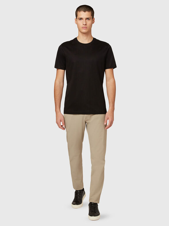 Black cotton T-shirt - 2