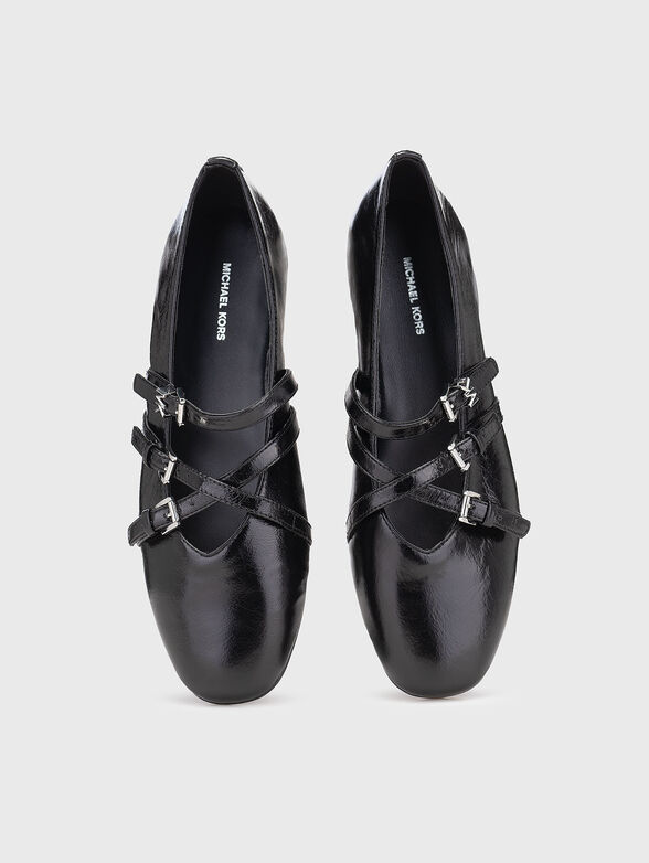 Ballerina shoes in leather - 6