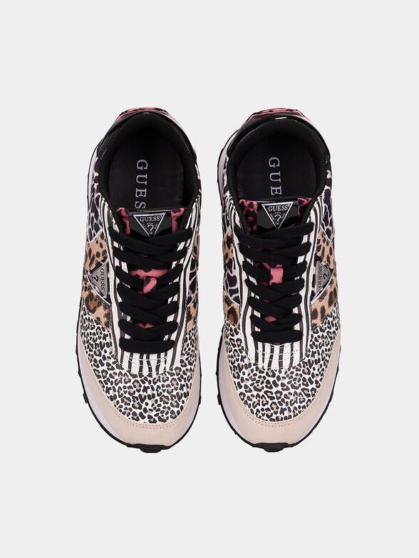 SAMSIN Sneakers with animal print - 5