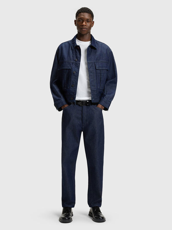 Cotton T-shirt with oval neckline - 2