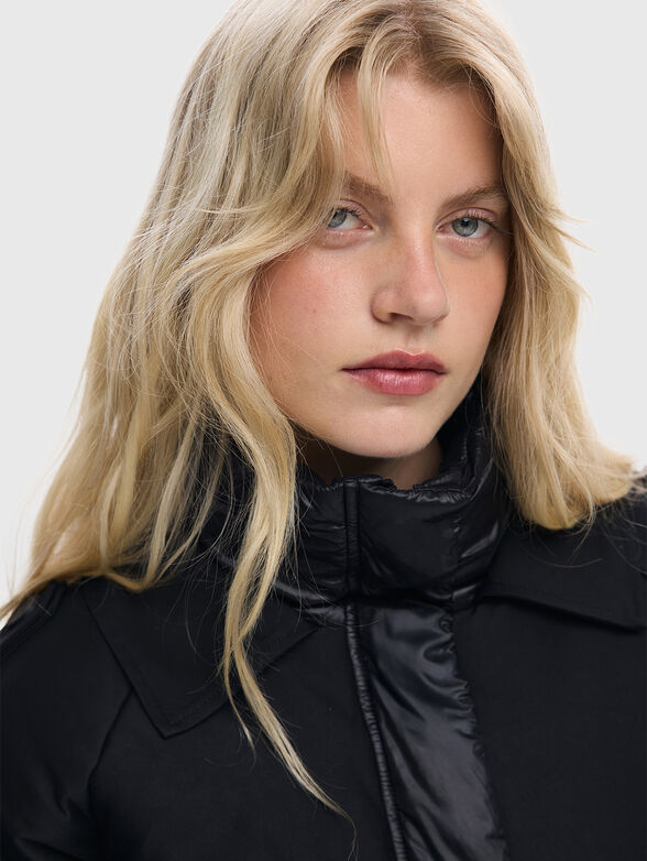 ENRI quilted jacket in black  - 4