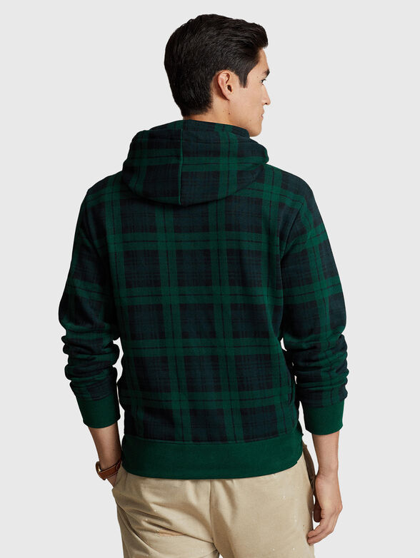 Sweatshirt with checked print - 3