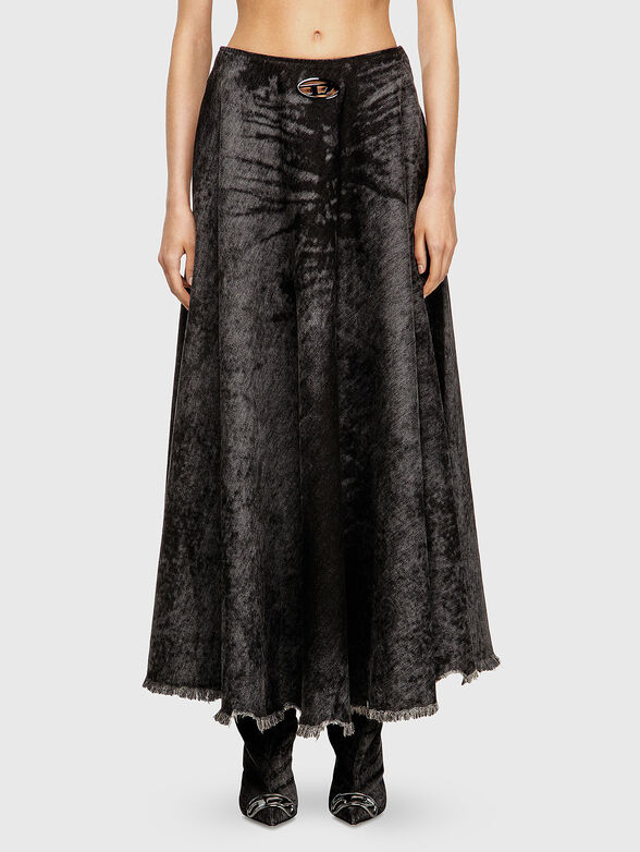 DE-HANNIE-FSH maxi denim skirt - 1